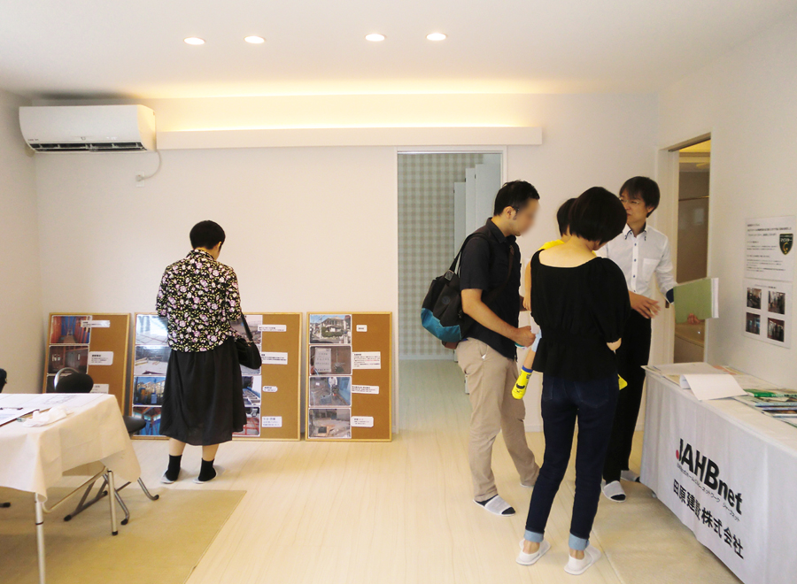 高槻市氷室町 完成見学会&相談会の様子