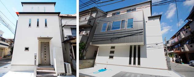狭小住宅 高槻市 S様邸 外観