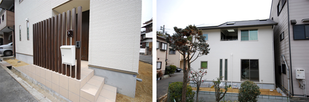 エコ住宅 枚方市 T様邸 アプローチ