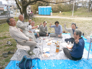 田原建設　お花見