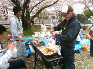 田原建設　お花見