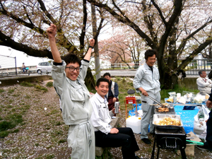 田原建設　お花見