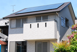 太陽光発電・オール電化の省エネエコ住宅 38坪2階建て住宅の間取り 門真市 N様邸
