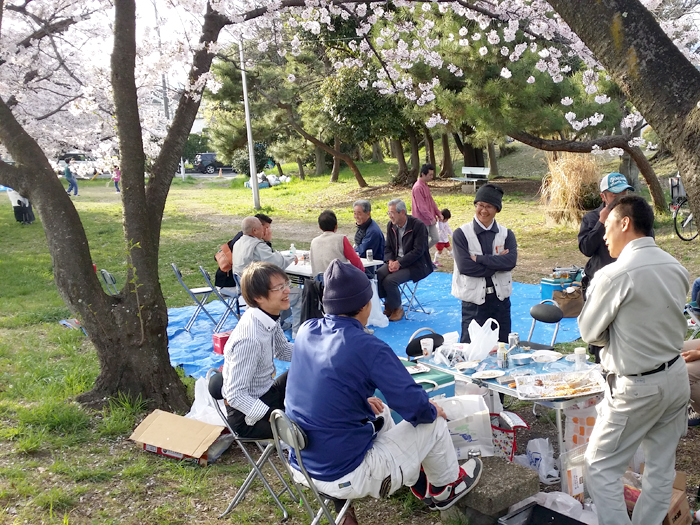 田原建設　お花見２