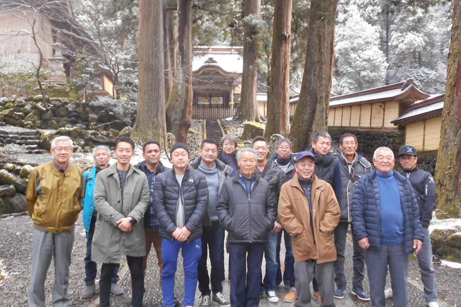 田原建設　２０１９年　新年会親睦旅行記念撮影