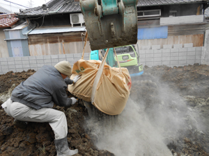 門真市　Ｎ様邸　地盤改良材