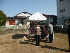 枚方市　Ｗ様邸　地鎮祭