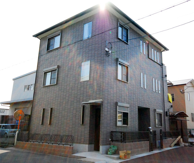 敷地36坪 店舗併用 二世帯オール電化住宅 伊丹市 M様邸 敷地36坪 店舗併用 二世帯オール電化住宅 伊丹市 M様邸
